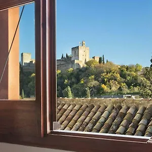 Luminous Alhambra View In Albayzín Granada